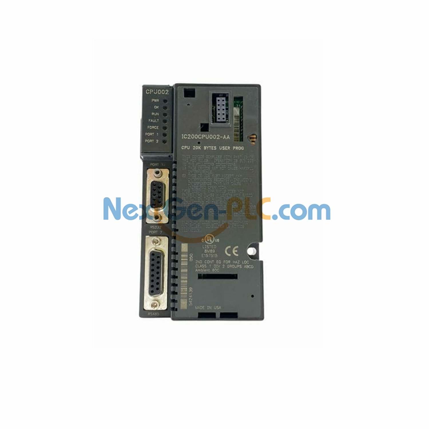 GE Fanuc IC200CPU002 - CPU Module - Image 3