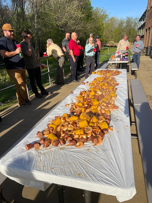 Krysta La Bruna at ISA Shrimp Boil event