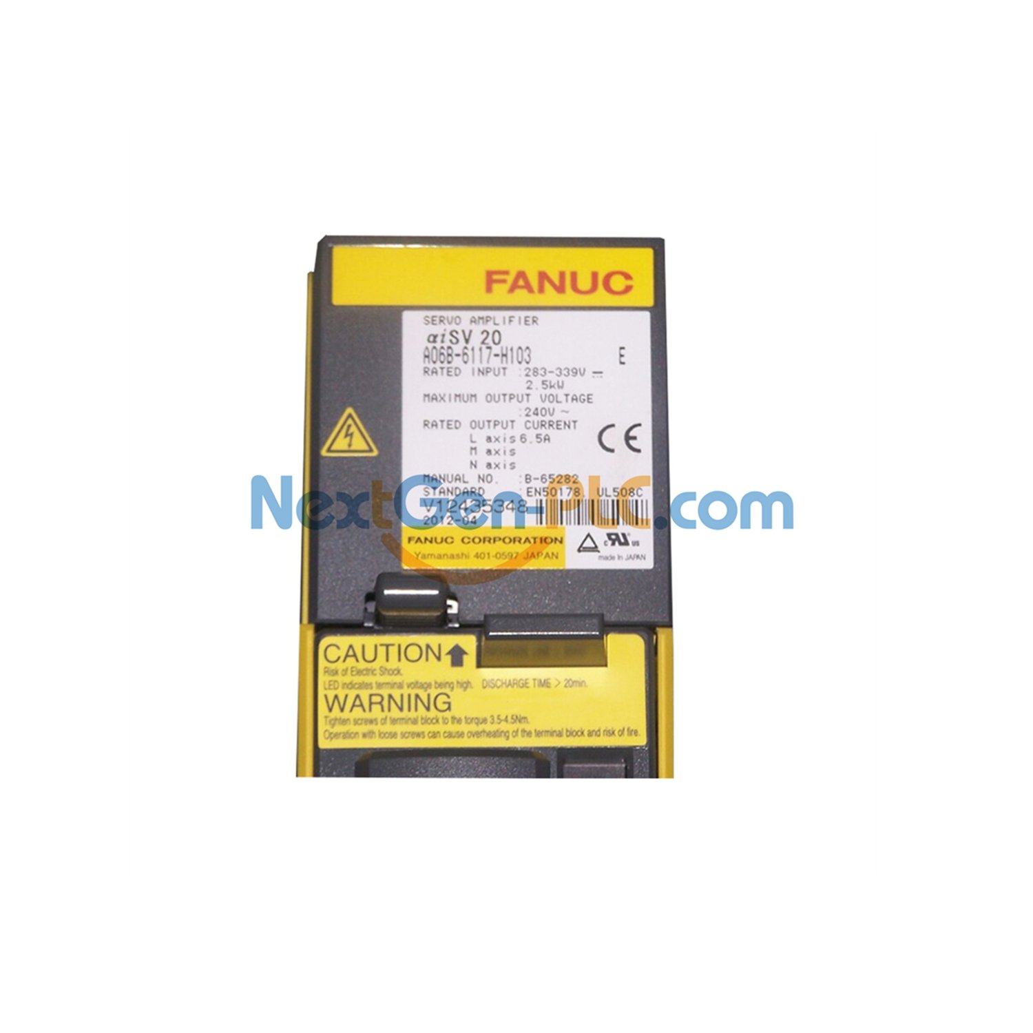 A06B-6117-H103 FANUC Servo Amplifier Module | 2.5kW 283-339VDC - Image 2
